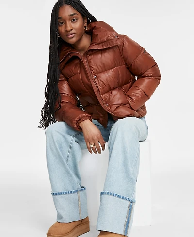 Bcbgmaxazria Women's Water-Resistant Puffer Coat