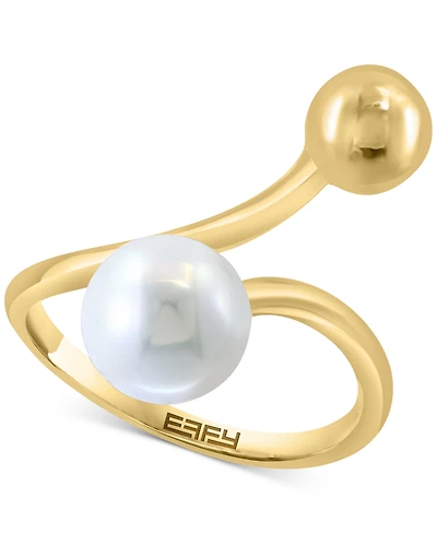Effy Freshwater Pearl (8mm) Abstract Statement Ring in 14k Gold