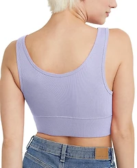 Hanes Women's Originals Cozywear Ribbed Longline Bralette OG116