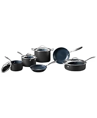 Guy Fieri's Flavortown Hard-Anodized Laser Titanium Aluminum 10-Pc. Cookware Set