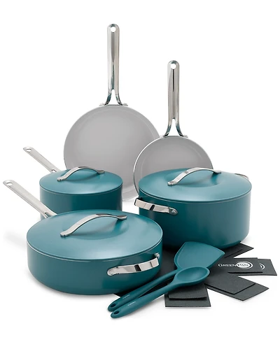 GreenPan Nova 10-Pc. Ceramic Nonstick Cookware Set