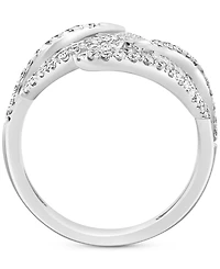 Effy Diamond Leaf Bypass Ring (1-1/10 ct. t.w.) in 14k White Gold