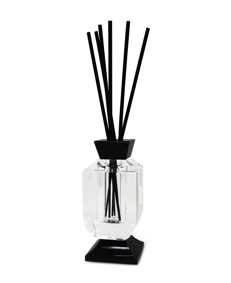 Vivience Black Accents Crystal Reed Diffuser, Lilly of the Valley Scent