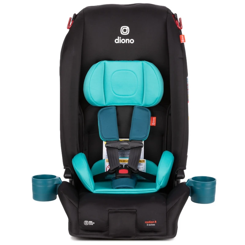 Diono Radian 3R Comfort Travel Kit, Infant Car Seat Accessory, Compatible with 3R, 7-Piece Gray Storm