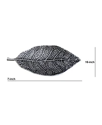 Nearly Natural 16in. Antique Leaf Decorative Accent Tray