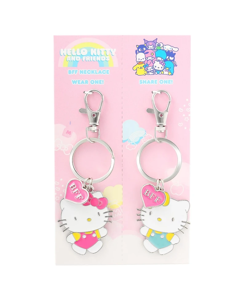 Hello Kitty Sanrio Bff Keychain Set of 2 and Mimmy White