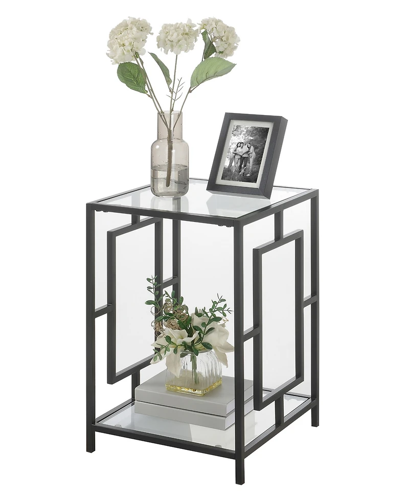 Convenience Concepts 15.75" Town Square Metal End Table with Shelf