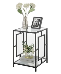 Convenience Concepts 15.75" Town Square Metal End Table with Shelf