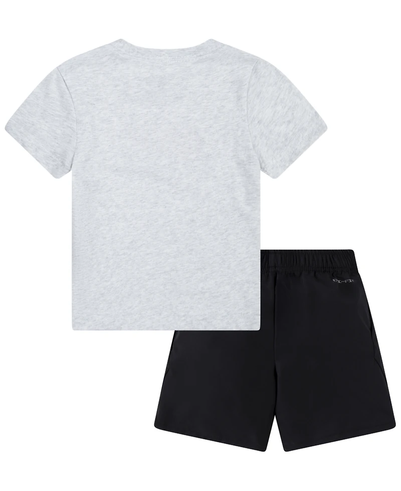 Nike Toddler Boys T-shirt and Woven Shorts, 2 Piece Set