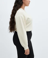 Mango Women's Belt Straight-Fit Pants