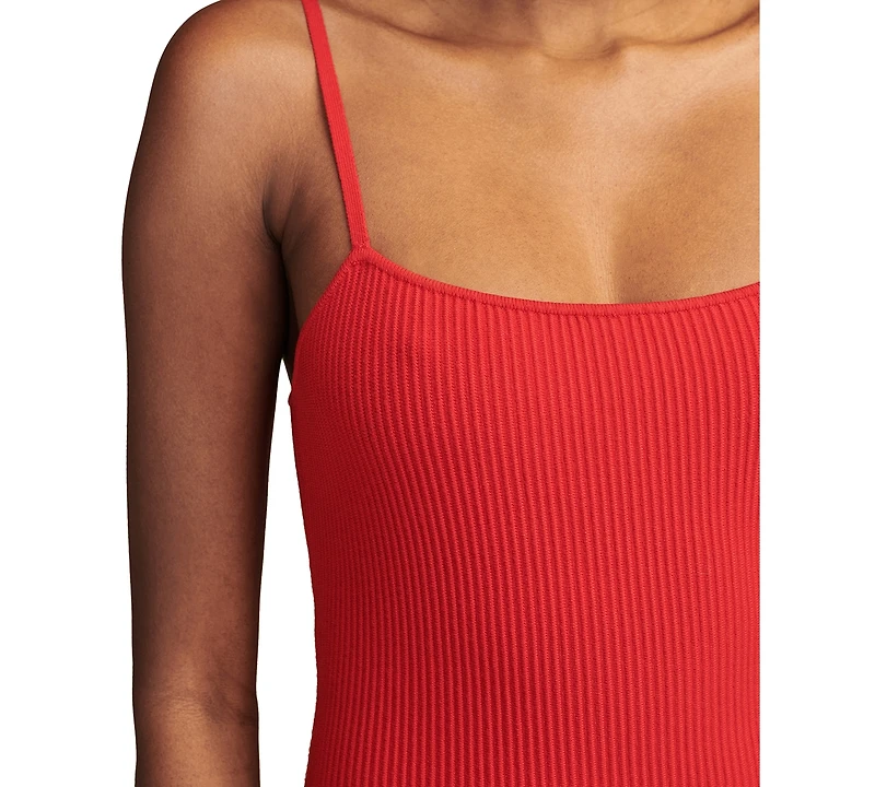 Lucky Brand Women's Rib-Knit Mini Dress