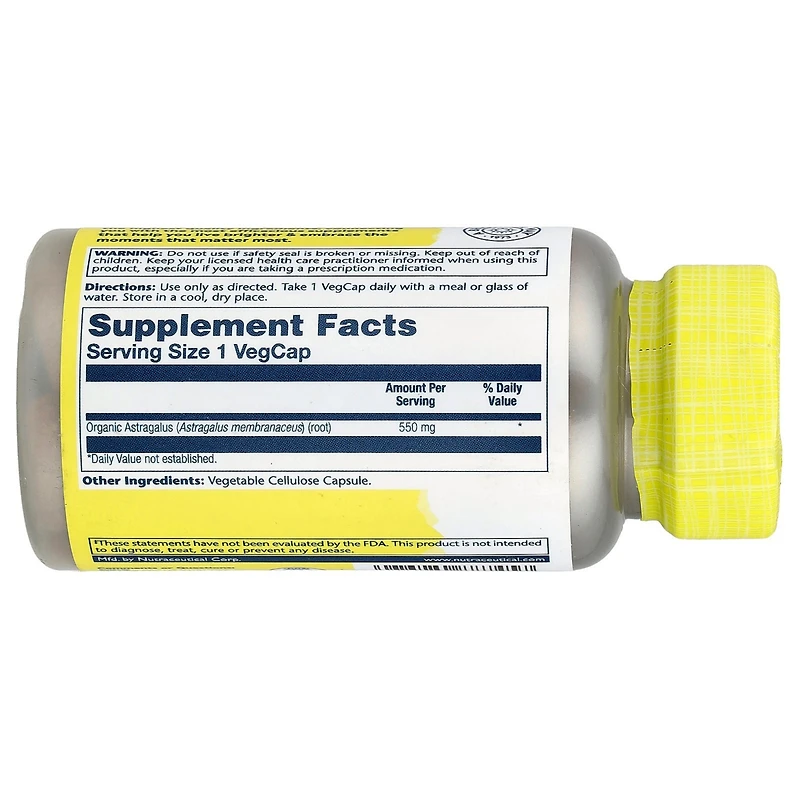 Solaray Astragalus 550 mg - 100 VegCaps