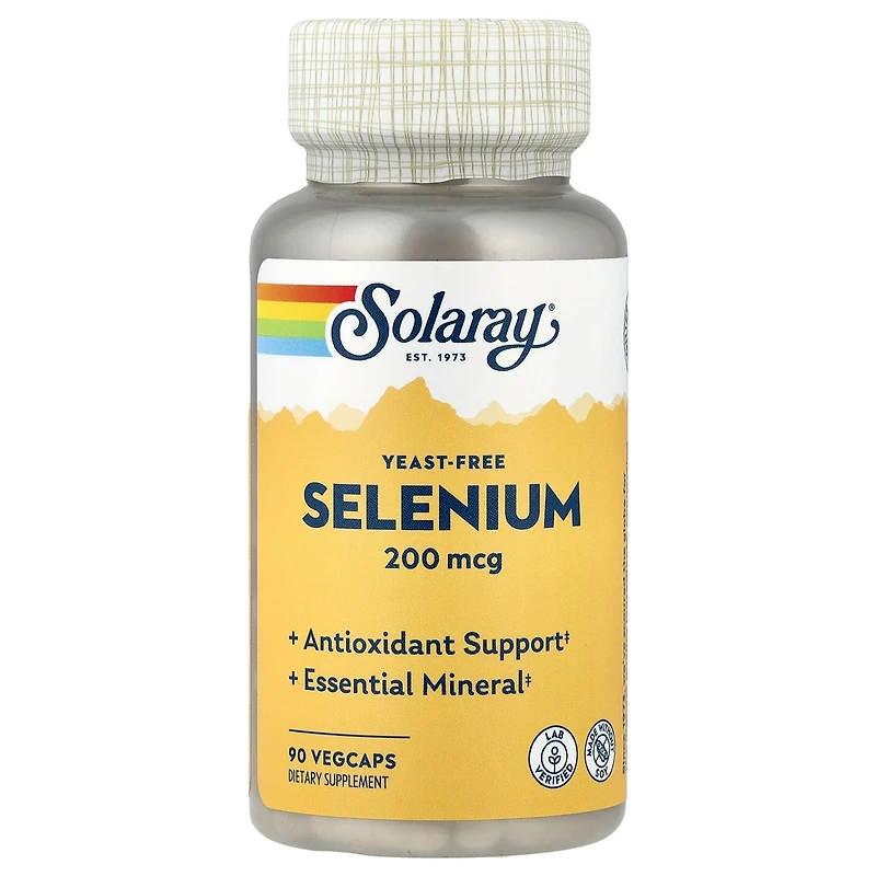 Solaray Selenium 200 mcg - 90 VegCaps
