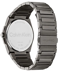 Calvin Klein Men's Meta-Minimal Grey Stainless Steel Watch 41mm