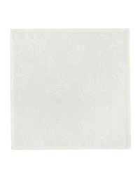 Elrene Elegant Woven Leaves Jacquard Damask Napkin, Set of 8