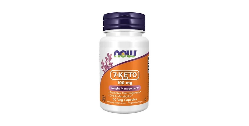Now Foods 7-Keto, 100 mg, 60 Veg Caps