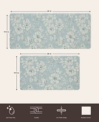 Laura Ashley Iris Wellness Set of 2 Mats
