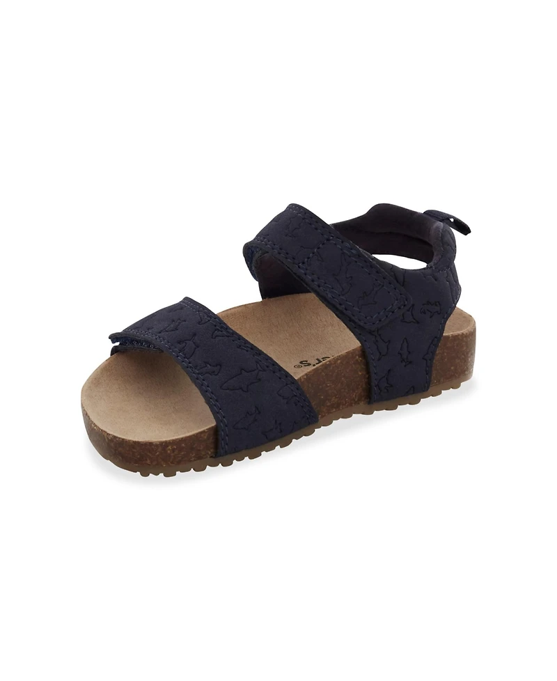 Carter's Little Boys Indy hook and loop Navy Sandal