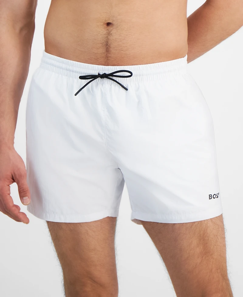 Boss by Hugo Men's Lee Drawstring 5.3" Swim Trunks, Created for Macy's