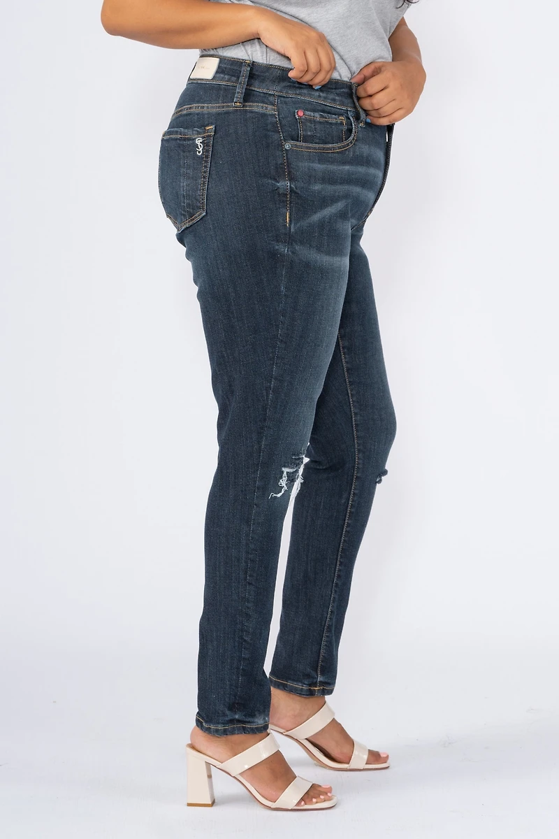 Slink Jeans Plus High Rise Ankle Skinny
