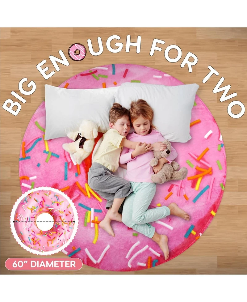 Giant Double Sided Novelty Blanket for Adults & Kids (60 Inches)