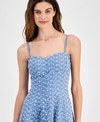 Taylor Women's Eyelet A-Line Dress