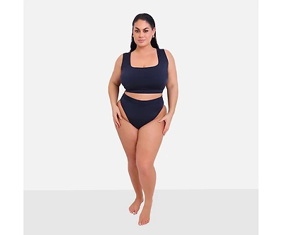Rebdolls Plus Essential High Waist Bikini Bottom