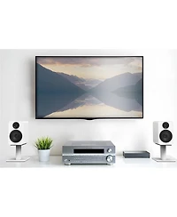 Kanto YUP4 Passive Bookshelf Speakers with 1" Silk Dome Tweeter and 4" Kevlar Woofer - Pair