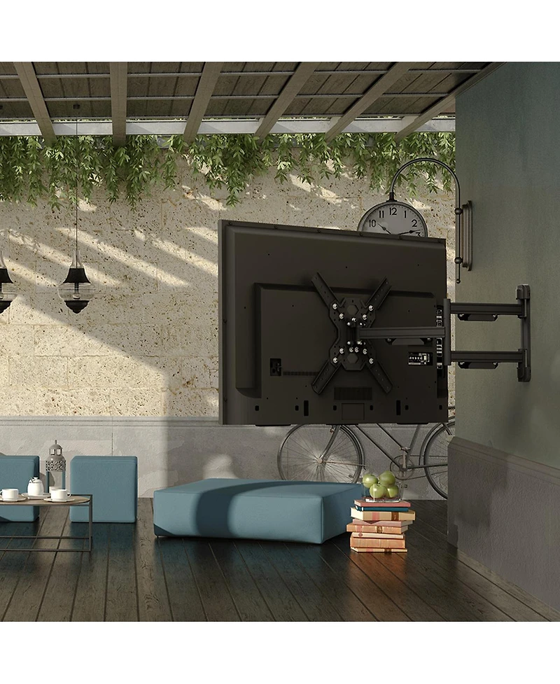 Kanto PS400SG Stainless Steel Full-Motion Single Stud Outdoor Mount for 30” - 70” TVs