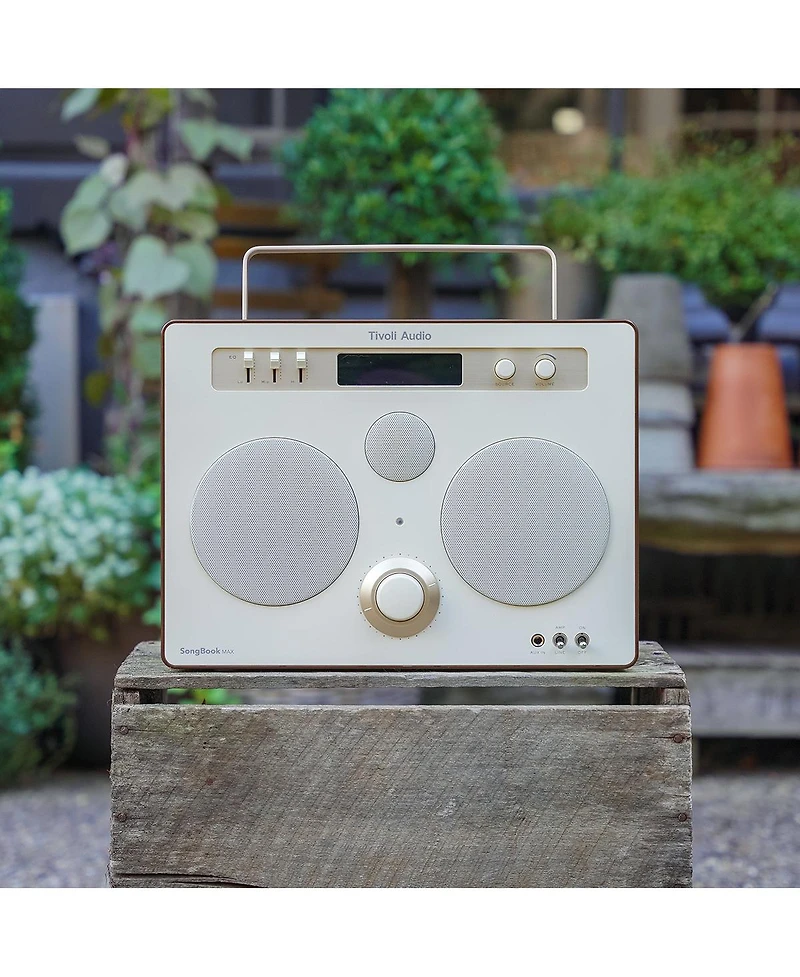 Tivoli Audio Songbook Max Bluetooth Speaker with Built-In Pre-Amp and Carrying Handle