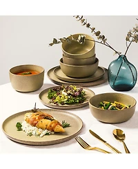 Gibson Elite James Street Reactive 16 Pc. Dinnerware Set, Service for 4