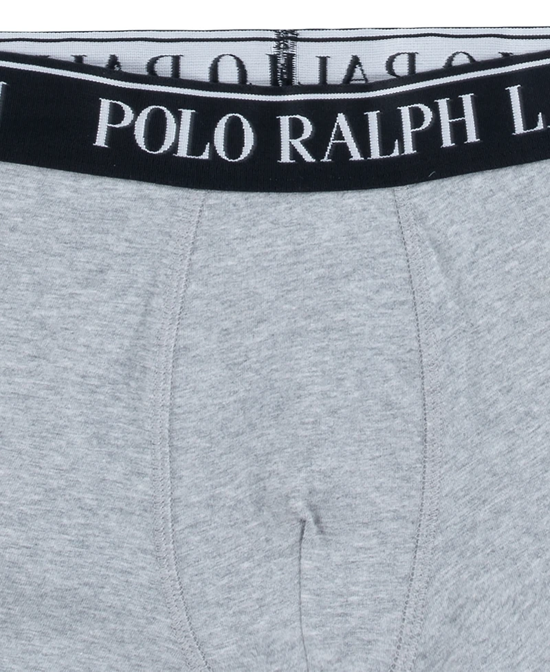 Polo Ralph Lauren Big Boys Cotton Stretch Boxer Briefs 3-Pack