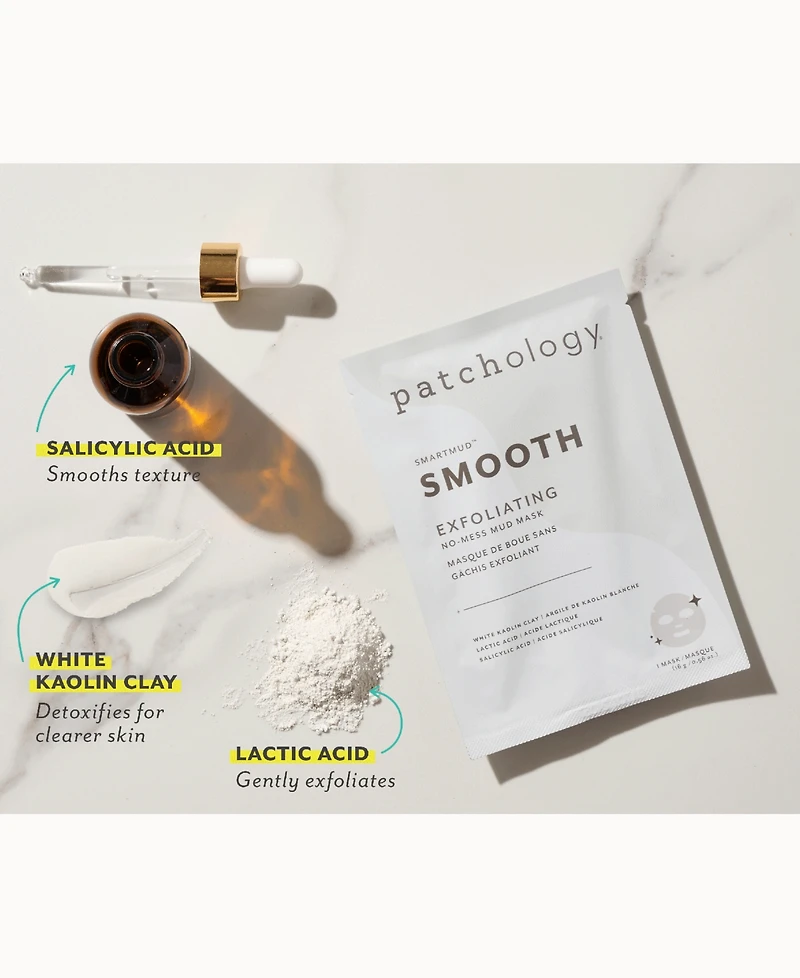 Patchology 2-Pc. SmartMud Calm & Smooth No-Mess Mud Mask Set