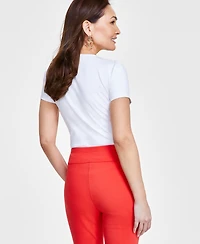 I.n.c. International Concepts Women's V-Neck Bodysuit, Created for Macy's