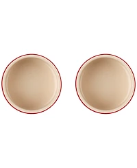 Le Creuset Stoneware Round Ramekin Straight Wall Set