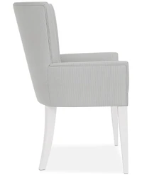 Catriona Striped Upholstered Arm Chair, Created for Macy's