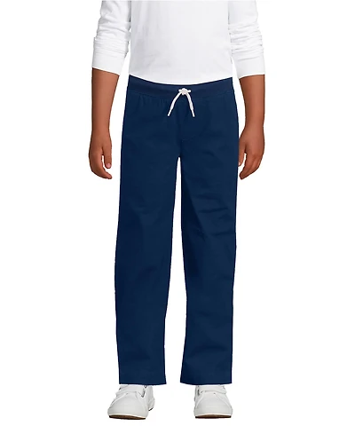 Lands' End Boys Husky Iron Knee Pull On Pants