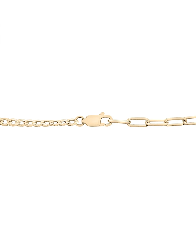 Audrey by Aurate Diamond Vertical Link Two-Chain 18" Pendant Necklace (1/6 ct. t.w.) in Gold Vermeil, Created for Macy's