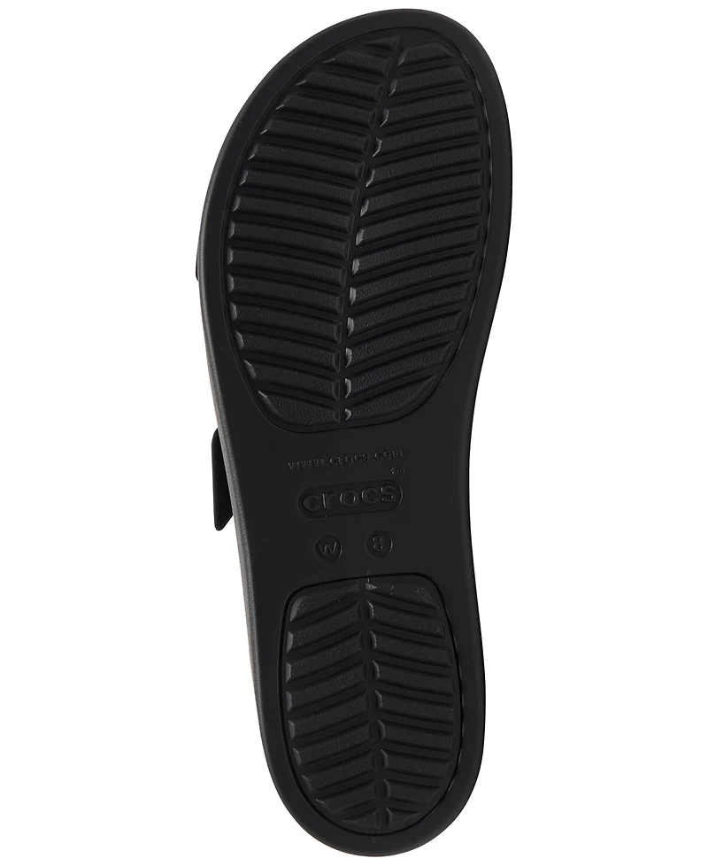 Crocs Women's Brooklyn Low Wedge Sandals from Finish Line
