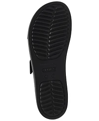 Crocs Women's Brooklyn Low Wedge Sandals from Finish Line