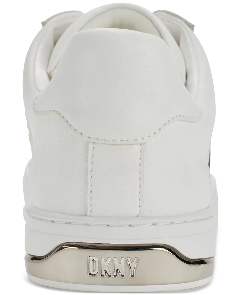 Dkny Women's Abeni Arch Raffia Logo Low-Top Sneakers