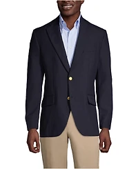 Lands' End School Uniform Men's Long Hopsack Blazer
