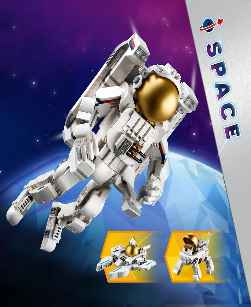 Lego Creator 3 in 1 Space Astronaut Toy Set, Science Toy 31152