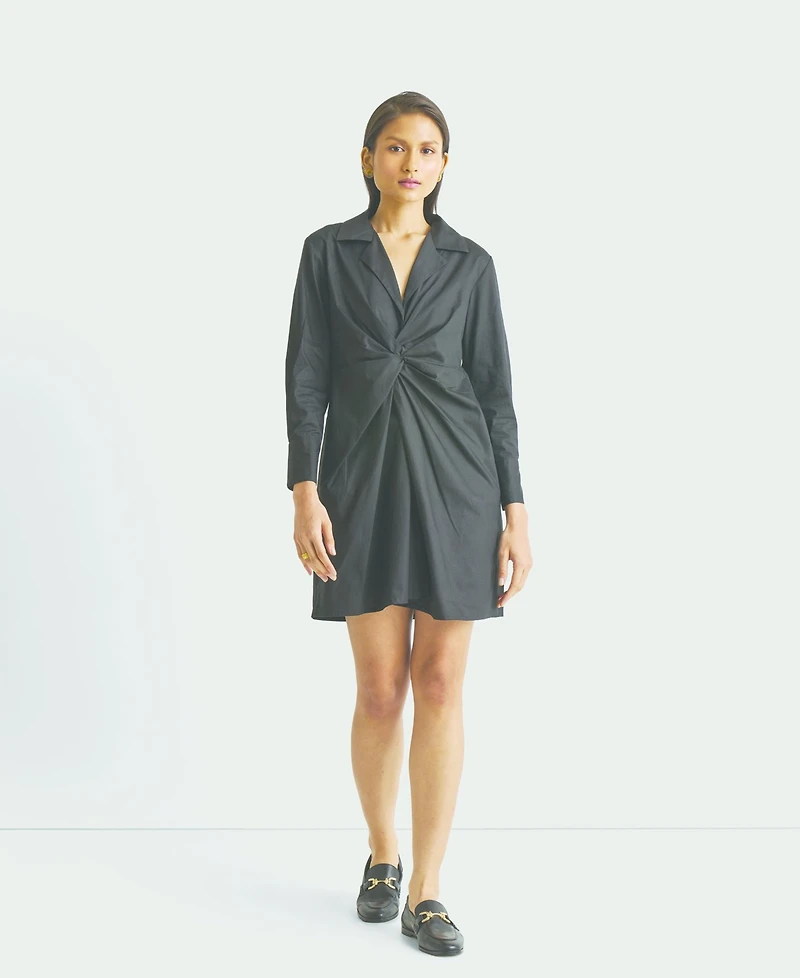 Reistor Women's Front Twist Dress