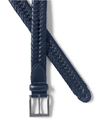 Lands' End Men's Big Leather Braid Belt