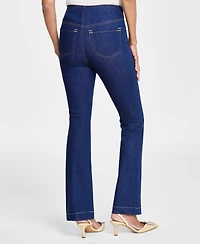 I.n.c. International Concepts Women's High Rise Pull-On Flare Jeans, Created for Macy's