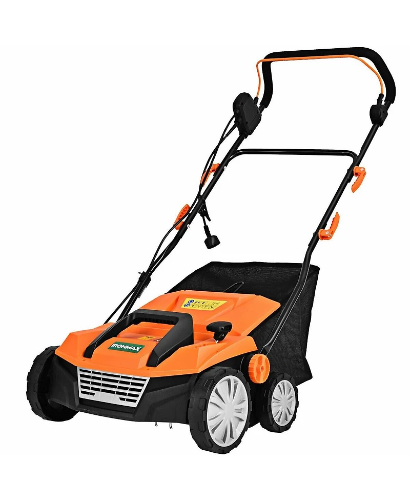Slickblue 15 Inch 13 Amp Electric Scarifier with Collection Bag and Removable Blades
