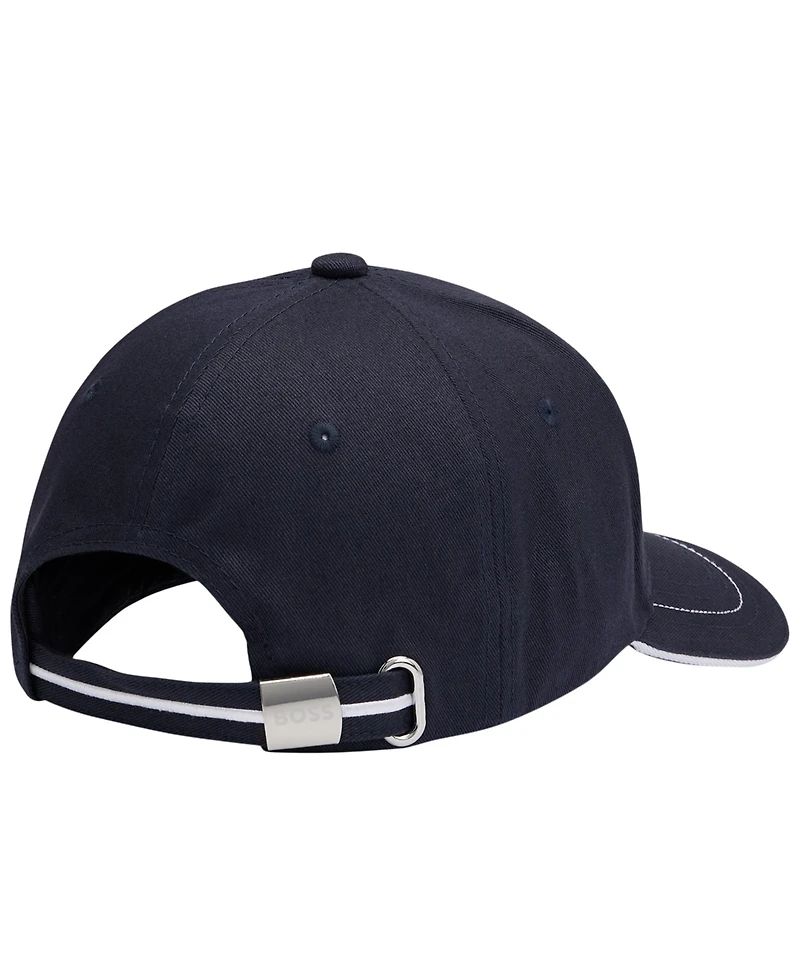 Boss by Hugo Men's Logo Detail Cotton-Twill Cap