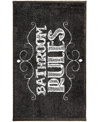 Avanti Chalk It Up Vintage Inspired Nylon Bath Rug, 20" x 30"