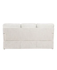 White Label Emilio 79" polyester Sofa